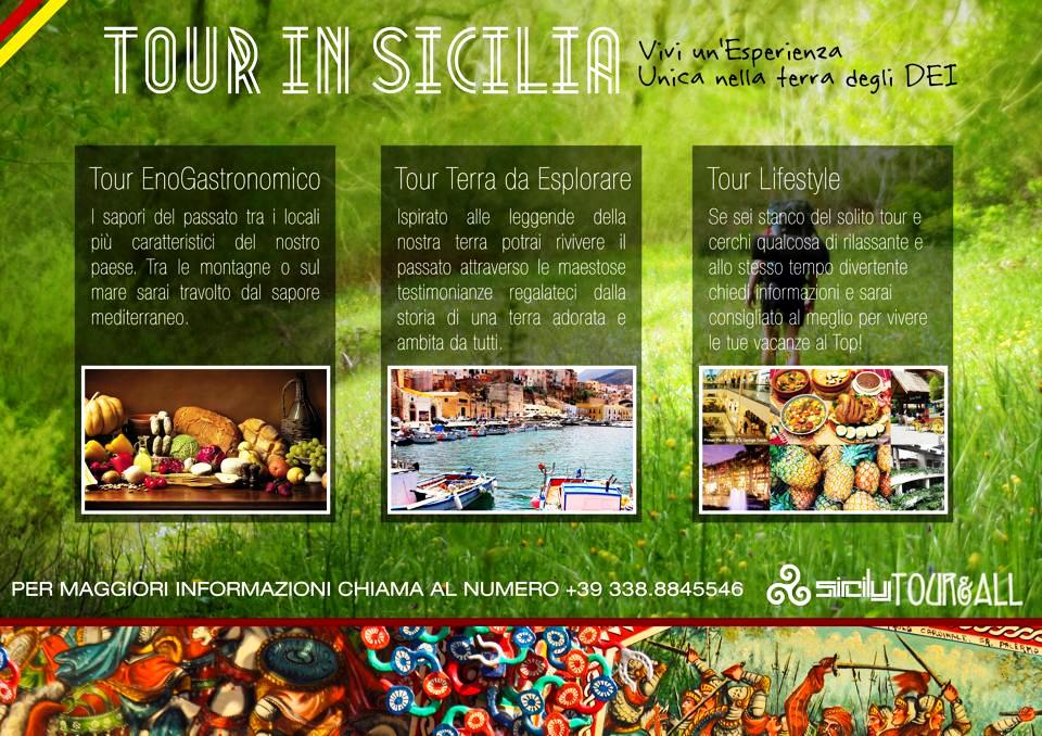 sicily tour:  traccking, gite all’aperto, tour enogastronomici tra le terre della sicilia