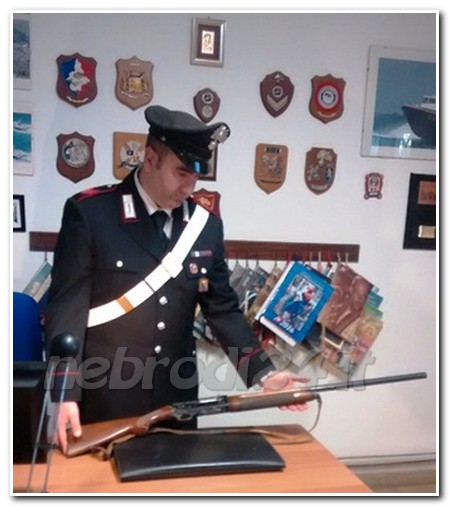 brolo – sorpreso con il fucile, un 23enne arrestato dai carabinieri