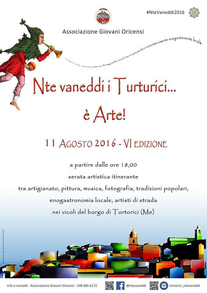 tortorici – l’11 agosto torna l’evento artistico – culturale, “nte vaneddi i turturici… è arte”