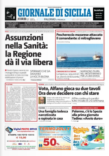 giornale di sicilia 2017