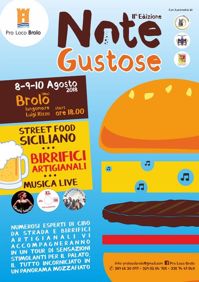 brolo – la seconda edizione di note gustose. l’evento più cool dell’estate 2018. 