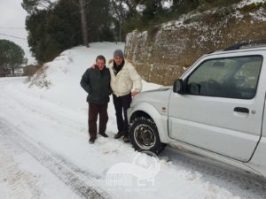 ucria e castell’umberto – duro lavoro dei volontari per affrontare l’emergenza neve