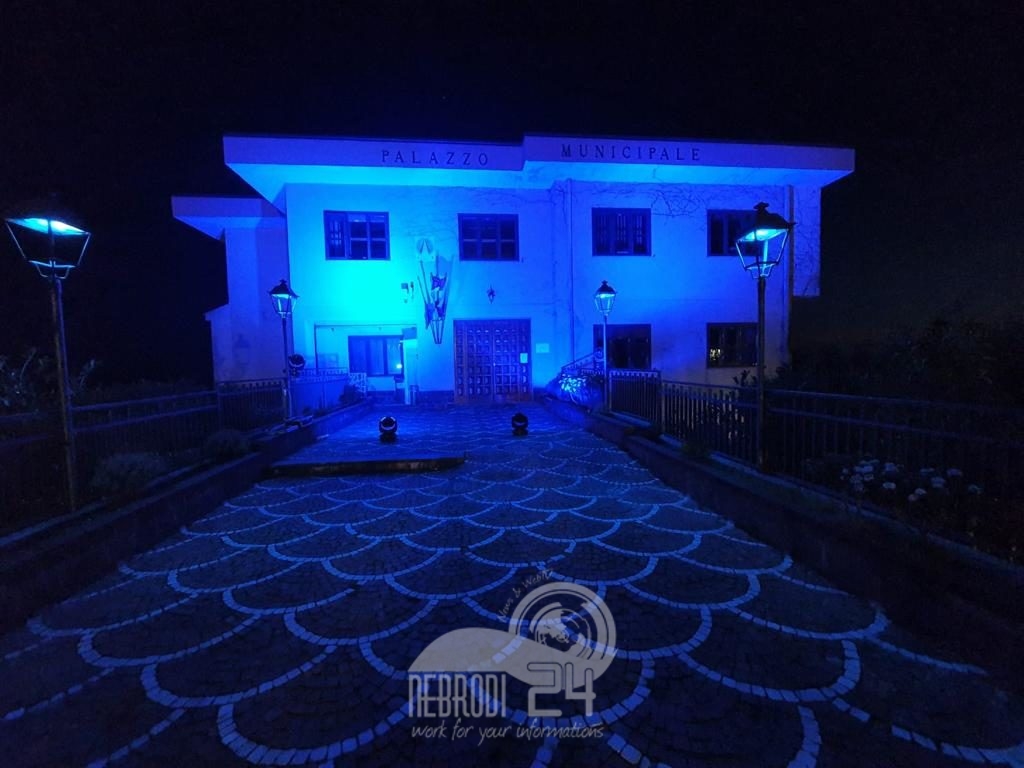 san teodoro – autismo: il “progetto includiamoci” con il palazzo comunale illuminato di blu