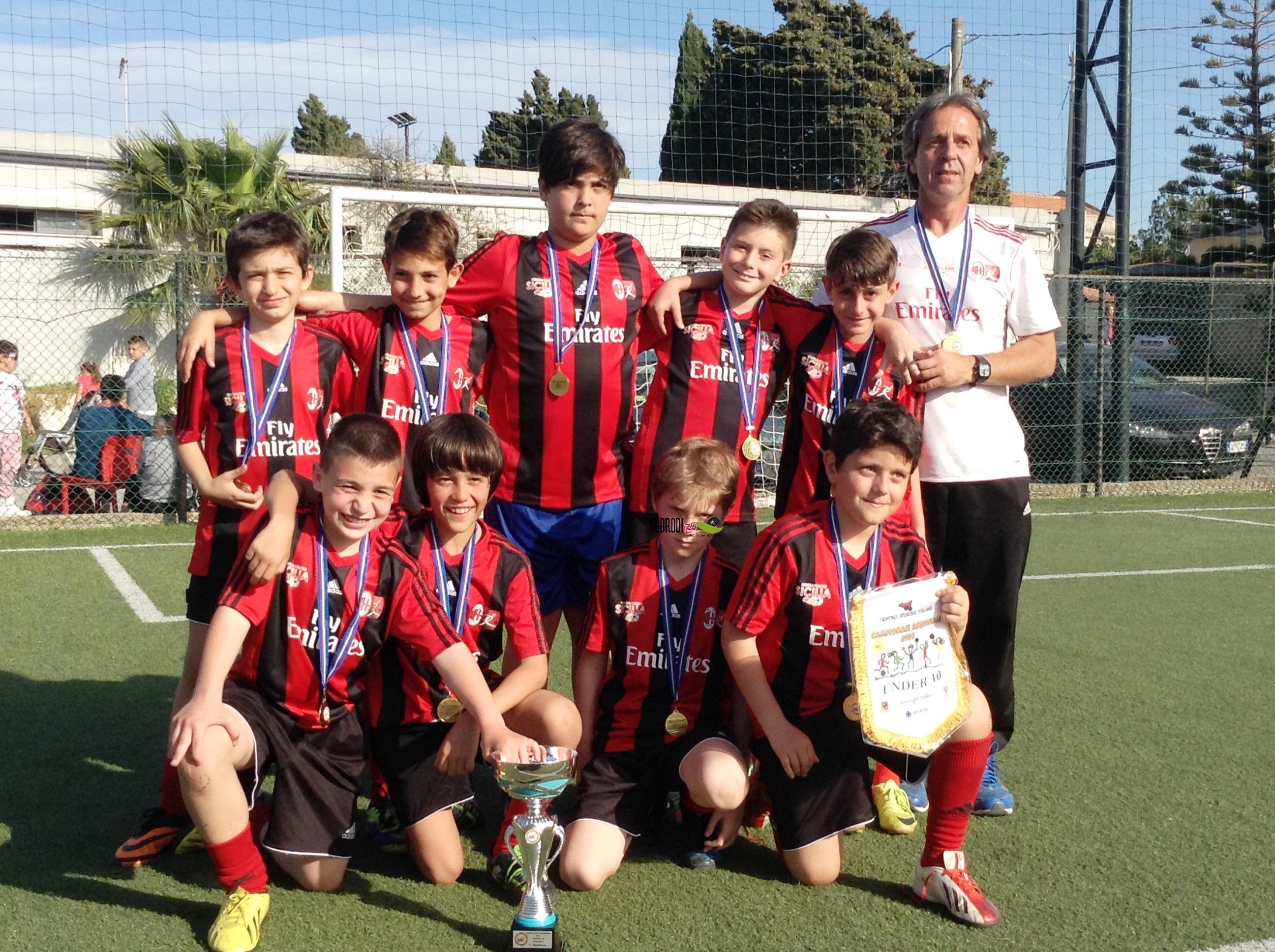 Messina: la Scuola Calcio Sicilia (la PINETA), under 10, vola alla finale Nazionale