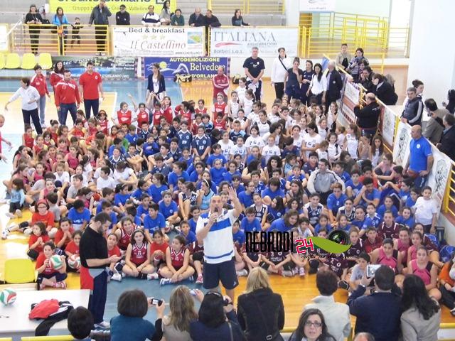 Il circuito provinciale della MiniVolley, la tappa di Santo Stefano Camastra