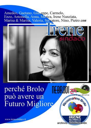 Brolo Elezioni: Stasera il candidato sindaco Irene Ricciardello, ha presentato i “ragazzi” della lista “Ricostruiamo Brolo”