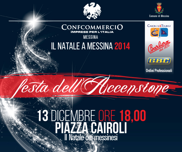 Messina – “Festa dell’Accensione” Confcommercio, tutti gli eventi in programma nelle sei circoscrizioni
