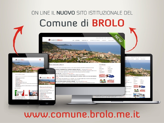 Brolo – Da stamattina è online il nuovo sito del comune. “Nuova grafica, più contenuti, maggiori informazioni”