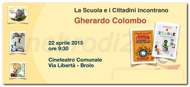 Brolo – Il 22 aprile la Scuola e i Cittadini incontrano Gherardo Colombo