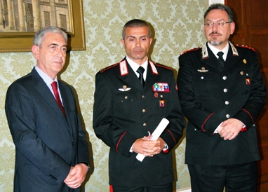 Castell’Umberto – Per il maresciallo dei carabinieri Giuseppe La Rocca, l’onorificenza al merito
