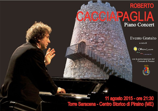 Piraino – Cambia location il concerto del maestro Roberto Cacciapaglia