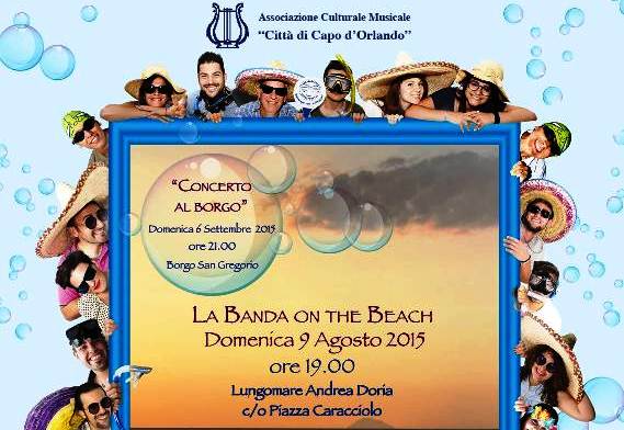 Capo D’orlando – Domani 9 agosto il concerto della Banda on the Beach