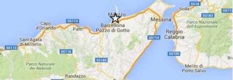 Messina e provincia – Questa notte scossa sismica di magnitudo 2,7