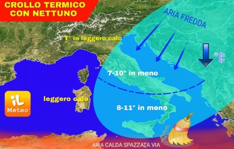 Meteo Sicilia – Marzo pazzerello, dopo l’anticipo d’estate, crollo termico e maltempo in arrivo.