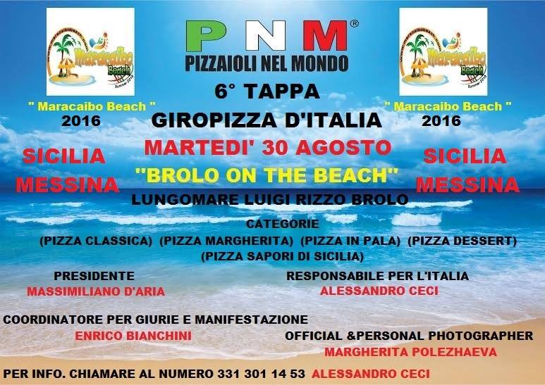 Brolo – Ieri & Oggi la 6° Tappa del Giropizza d’Italia al Maracaibo Beach