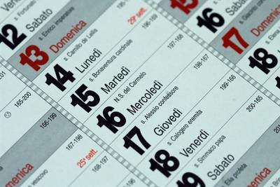 Ponti e festività del 2017: il calendario con tutte le date