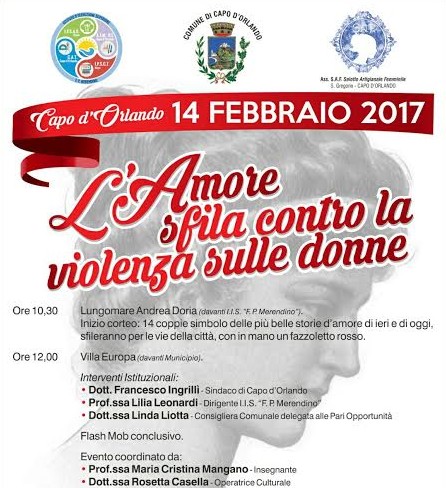 Capo D’Orlando – Il 14 febbraio “L’amore sfila contro la violenza”