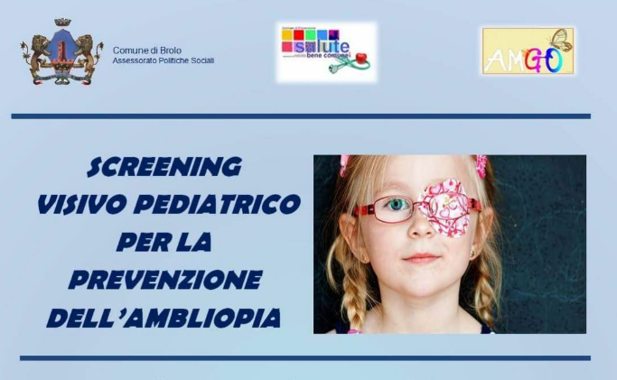 Brolo – AMBLIOPIA: sabato 7 ottobre, giornata di screening per i disturbi visivi riservato ai bambini