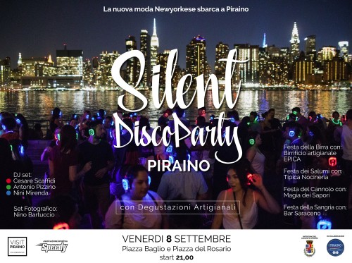 Piraino – Silent Disco Party: l’8 settembre, la discoteca diventa silenziosa!!!