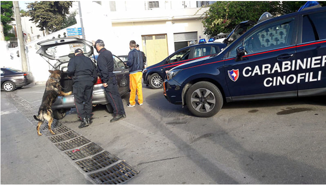 Naso – “Marito e moglie arrestati dai Carabinieri per traffico e detenzione illecita di sostanza stupefacente”