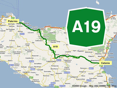 Sicilia – Anas: ripristinata la circolazione sull’autostrada A19 “Palermo – Catania