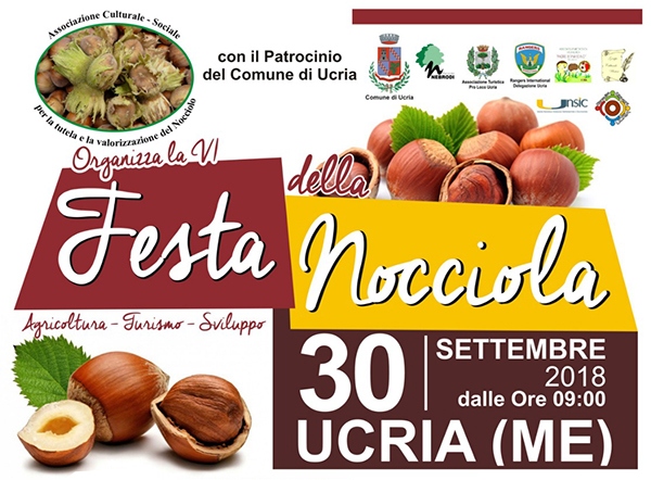 Ucria – Il 30 settembre la sesta edizione della “Festa della Nocciola”
