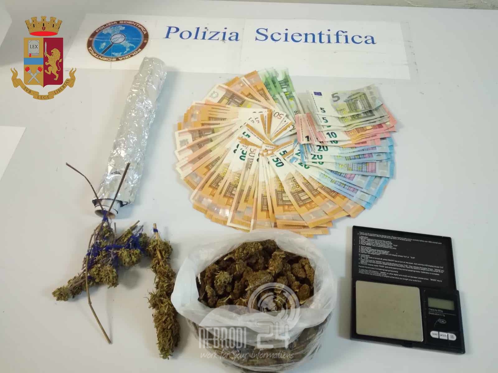 Messina – La polizia arresta un giovane per possesso di cannabis