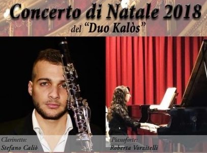 Naso – Stasera c’è il concerto di Natale al “Teatro Vittorio Alfieri”  con il “Duo Kalòs”