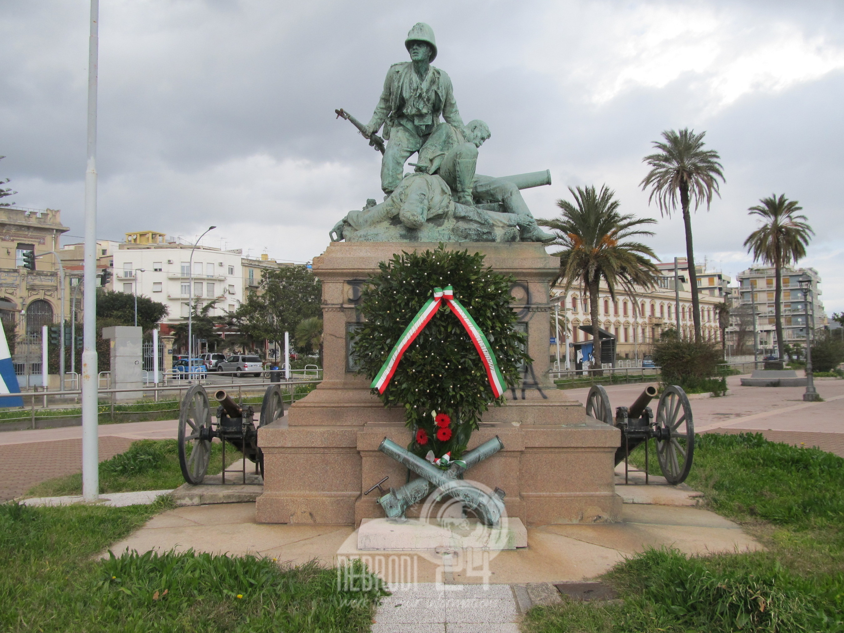 Messina – Deturpato il monumento alla “Batteria Masotto”