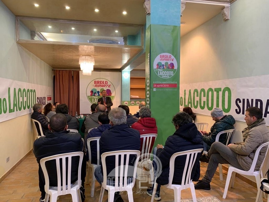 Brolo – Elezioni 2019: Laccoto incontra le Associazioni Sportive:  “Vicini alle esigenze del mondo dello sport brolese”