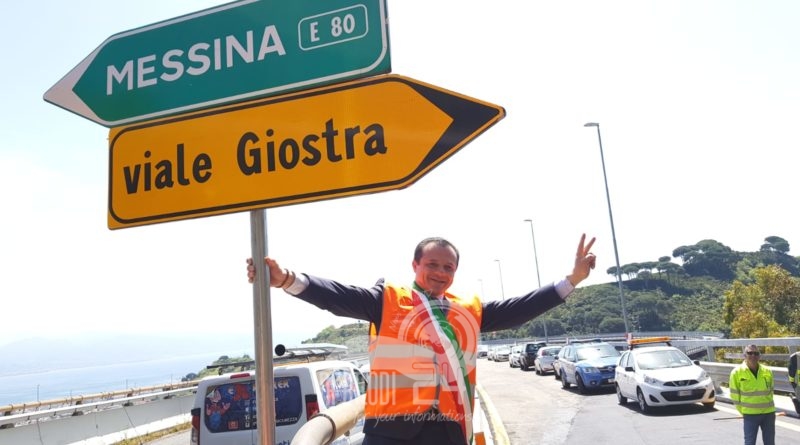 Messina – Dopo 25 anni l’apertura della IV uscita dello svincolo di Giostra