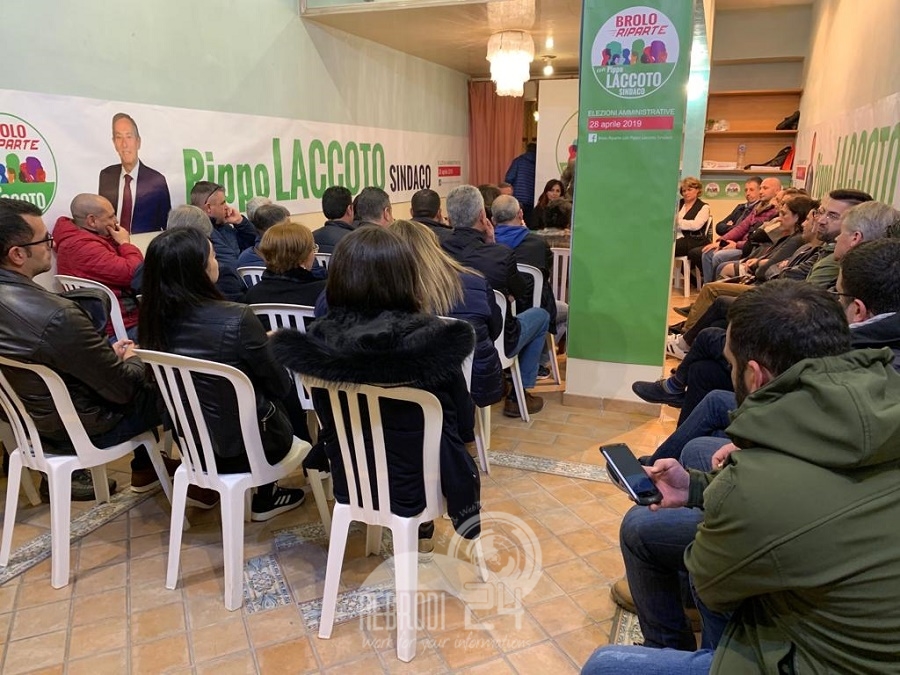 Brolo – Elezioni 2019: Il candidato sindaco Giuseppe Laccoto incontra Gruppi di volontariato ed Associazioni