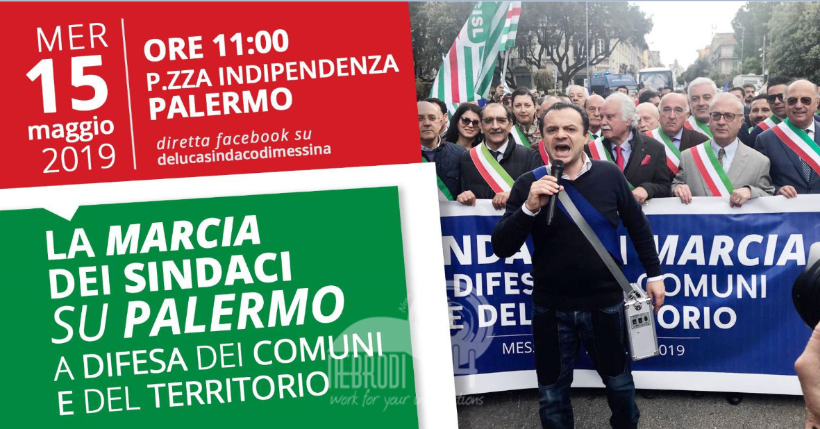 Palermo – Confermata la manifestazione dei Sindaci il 15 maggio, a sostegno degli Enti intermedi