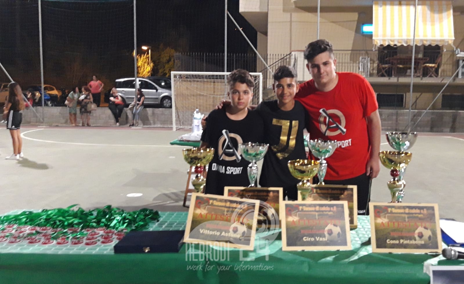 Brolo – Successo per il I° torneo di calcio A5 “Memorial Ninuccio Raffaele”