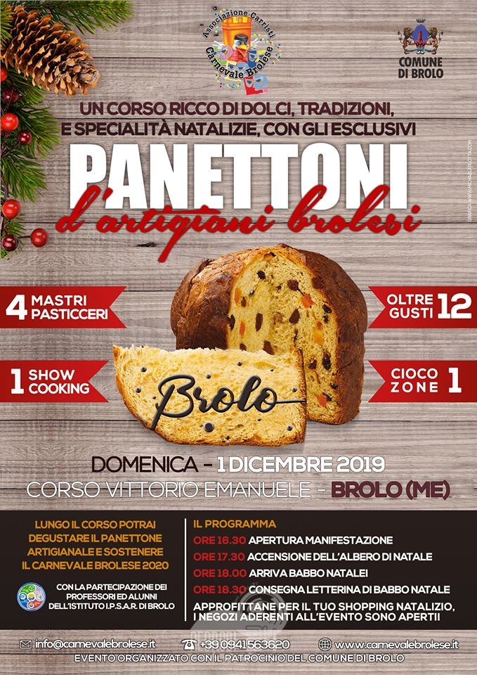 Brolo – Domani 1 dicembre “Panettoni d’Artigiani Brolesi”. Le foto dei Maestri Pasticceri!