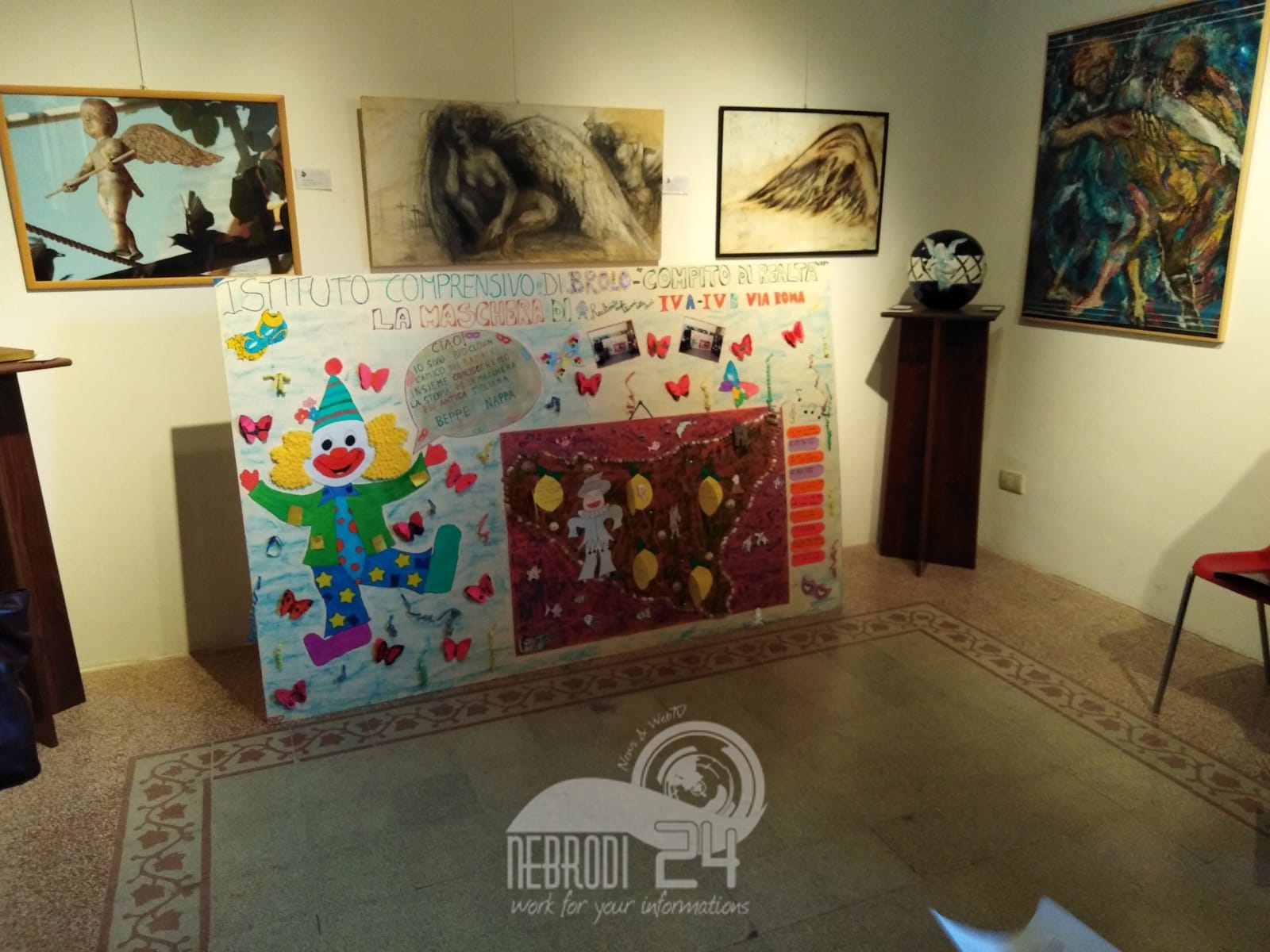 Sant’Angelo di Brolo – Al Museo degli Angeli i lavori degli alunni: “Peppe Nappa” maschere e filastrocche siciliane