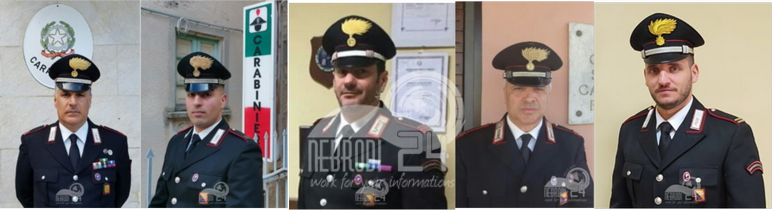 Patti – Avvicendamenti al comando delle Stazioni Carabinieri di Floresta, Ucria e S. Angelo di Brolo