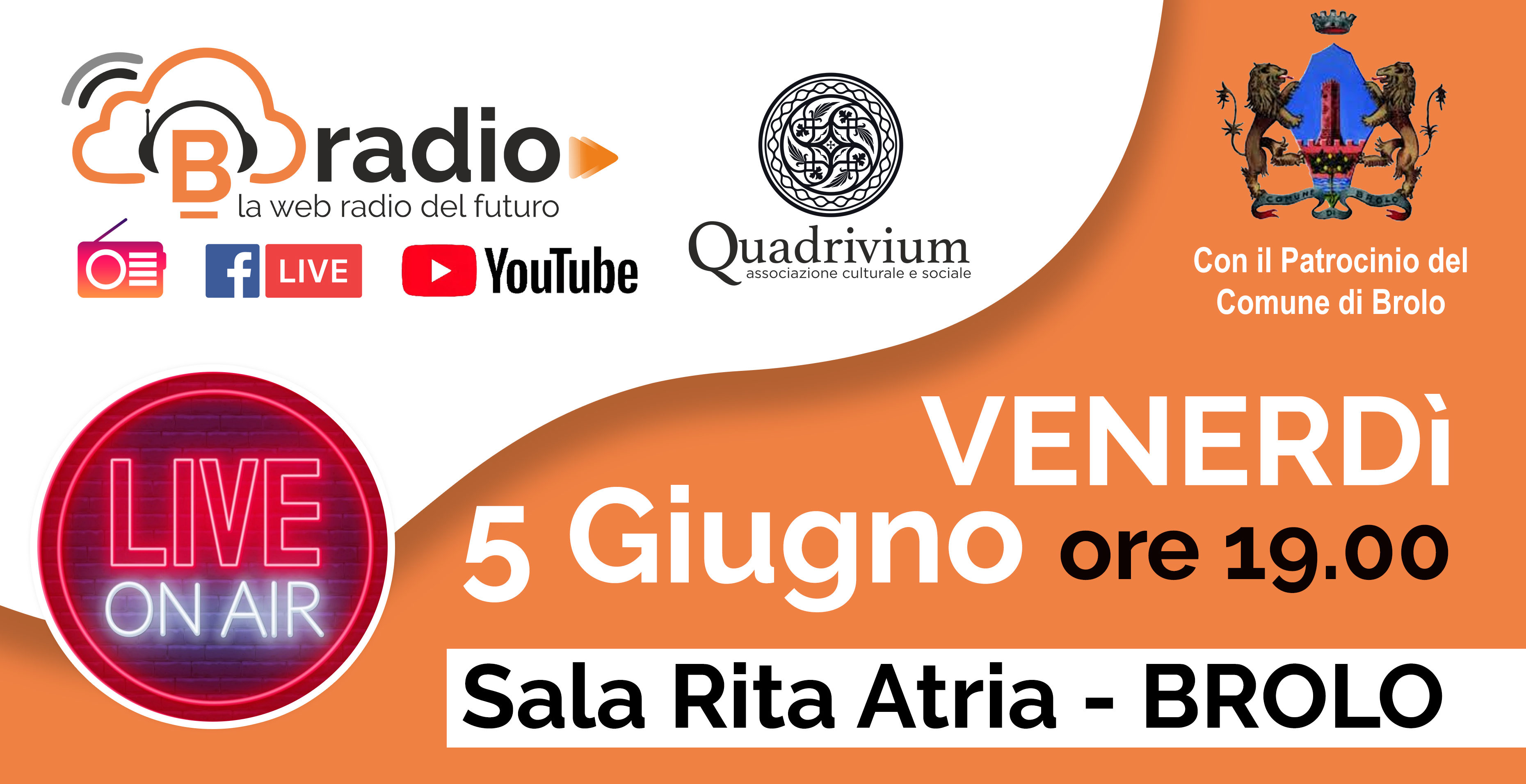 Brolo – Domani alla sala Rita Atria, diretta su B-Radio, l’evento “REAZIONI E RELAZIONI SOCIALI POST COVID 19”