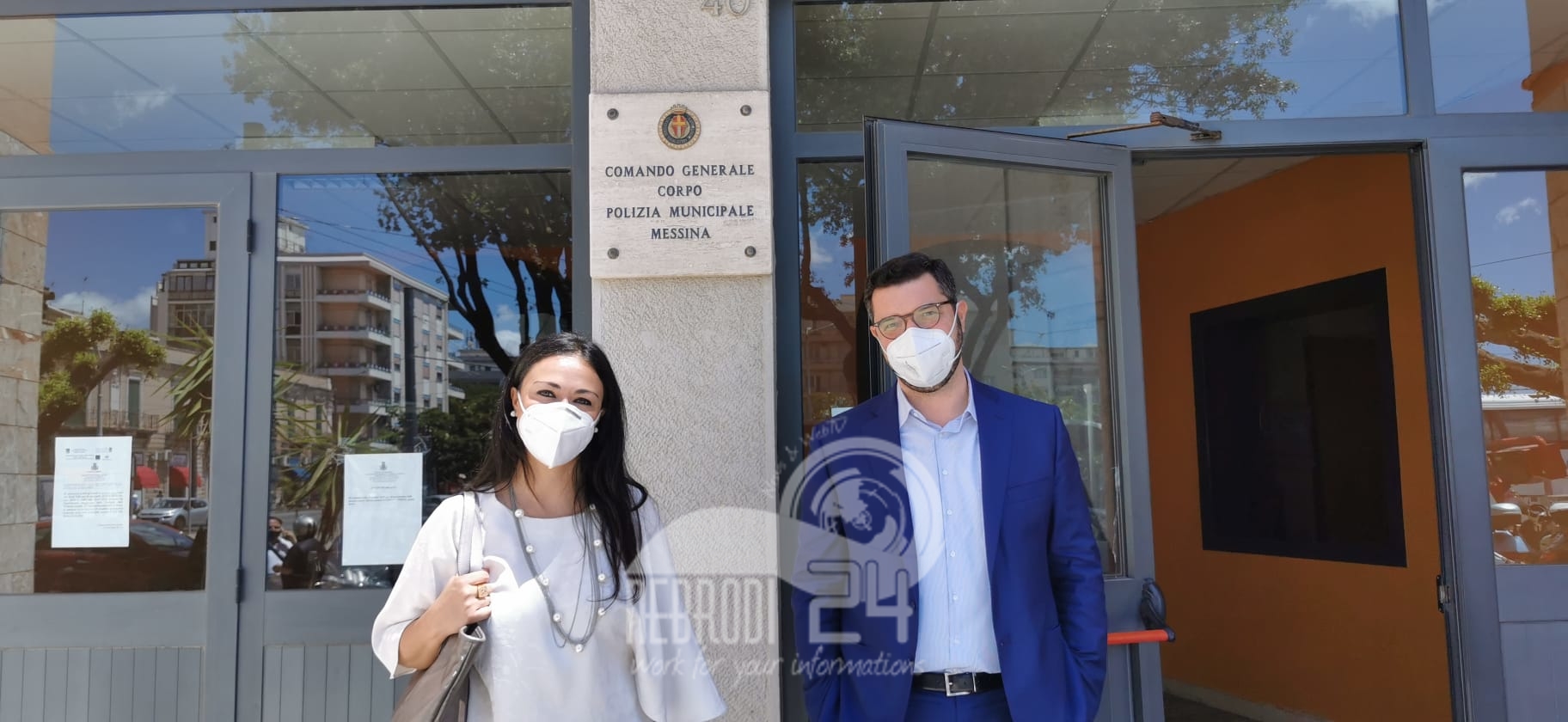 Messina – Il M5S dona 1500 mascherine alla Polizia Municipale
