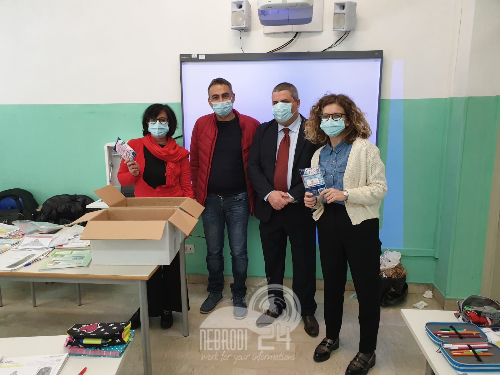 Brolo – Comprensivo: una azienda brolese dona mascherine alla scuola primaria