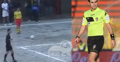 Sinagra – Santoro, l’arbitro della punizione social di Bonfiglio all’esordio in Serie A (video)