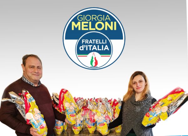 Santangelo di Brolo – Il Circolo Fratelli d’Italia dona delle uove di Pasqua agli alunni del Comprensivo