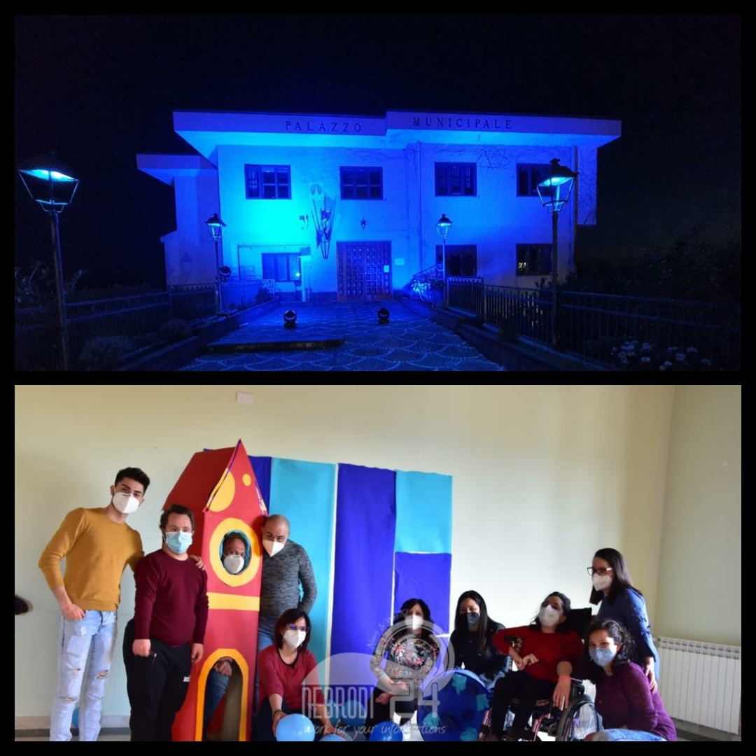 San Teodoro – Autismo: il “Progetto IncludiAMOci” con il palazzo comunale illuminato di Blu