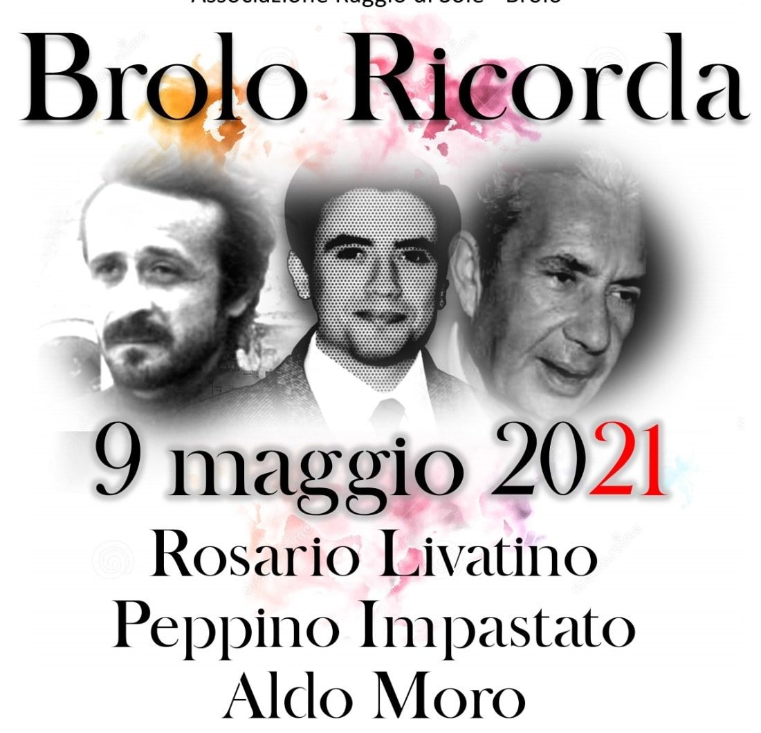 Brolo Ricorda – Domani “Passeggiata Virtuale” in Memoria di Rosario Livatino, Peppino Impastato e Aldo Moro