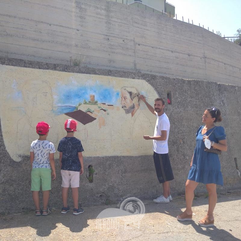 Piraino – Aree recuperate, tre murales, con l’aiuto degli artisti