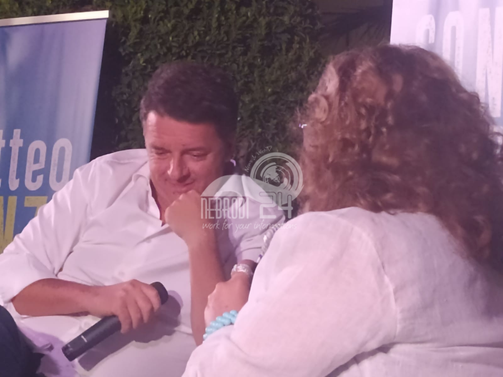 Brolo – Ieri sera la visita di Renzi per il suo libro “Controcorrente” (Foto e Video)