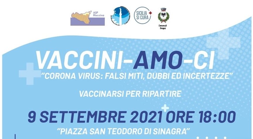 Sinagra – Domani 9 settembre Open Day Vaccini Covid-19