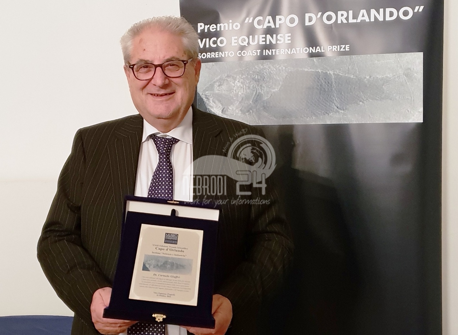 Capo D’Orlando – All’imprenditore orlandino Carmelo Giuffrè il Premio “Capo d’Orlando”