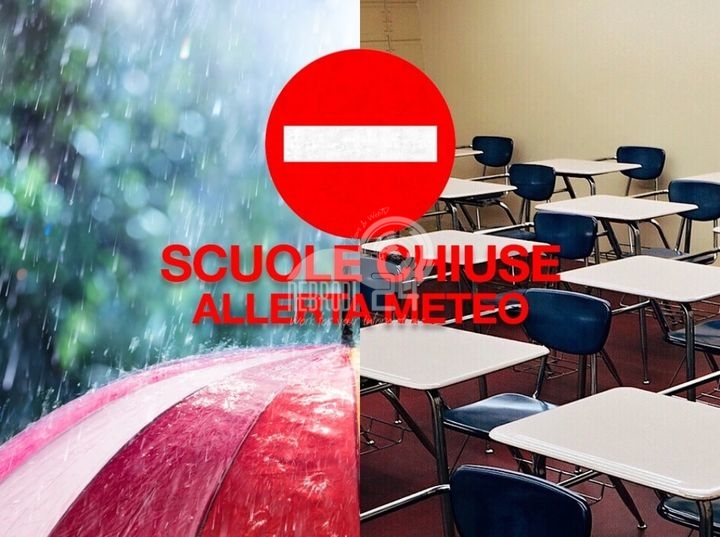 Brolo – Allerta Meteo livello rosso: scuole chiuse domani 25 ottobre