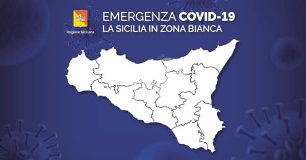 Covid – 19 – La Sicilia torna in zona bianca da sabato prossimo